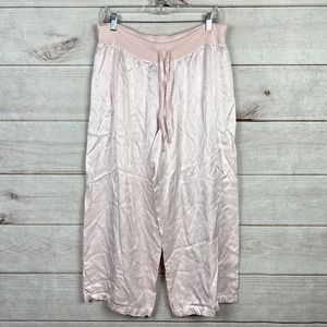 PJ Harlow Jolie Capri Satin Lounge Pants Sleep Pants